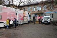 Краевые онкологи обследовали жителей Щербиновского района